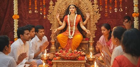 देवी महात्म्य: दुर्गा पूजा की कथा और आध्यात्मिक महत्व