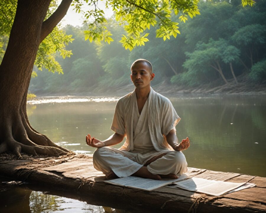 भगवद गीता में योग और ध्यान के सिद्धांत: जीवन में संतुलन का मार्ग